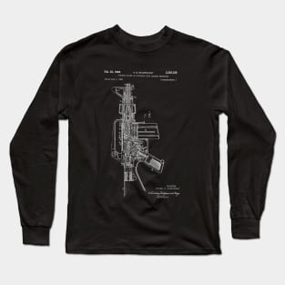 M16 Patent (white) Long Sleeve T-Shirt